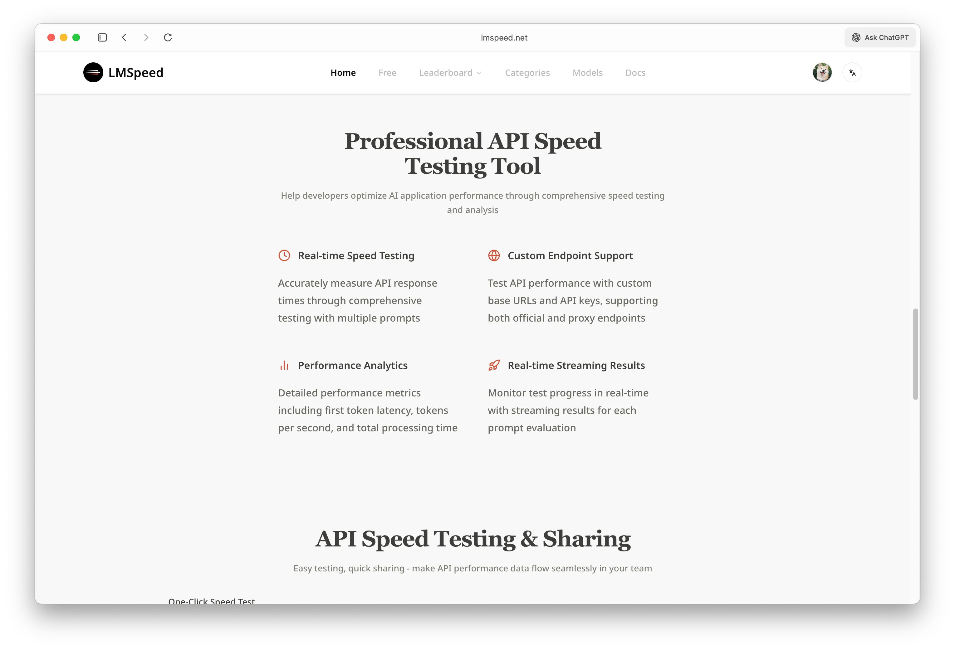 Professional API Speed Testing Tool
