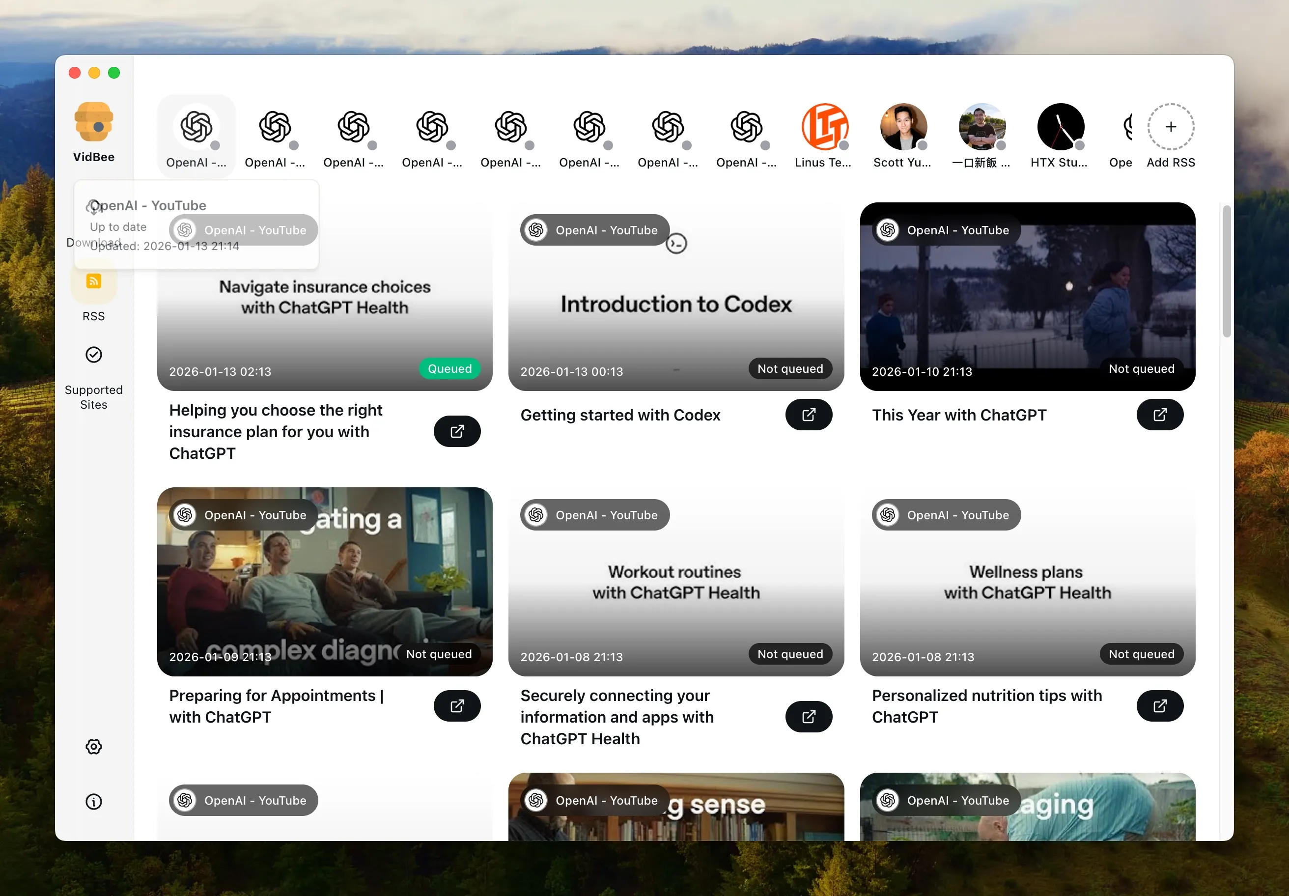 Video Management Interface